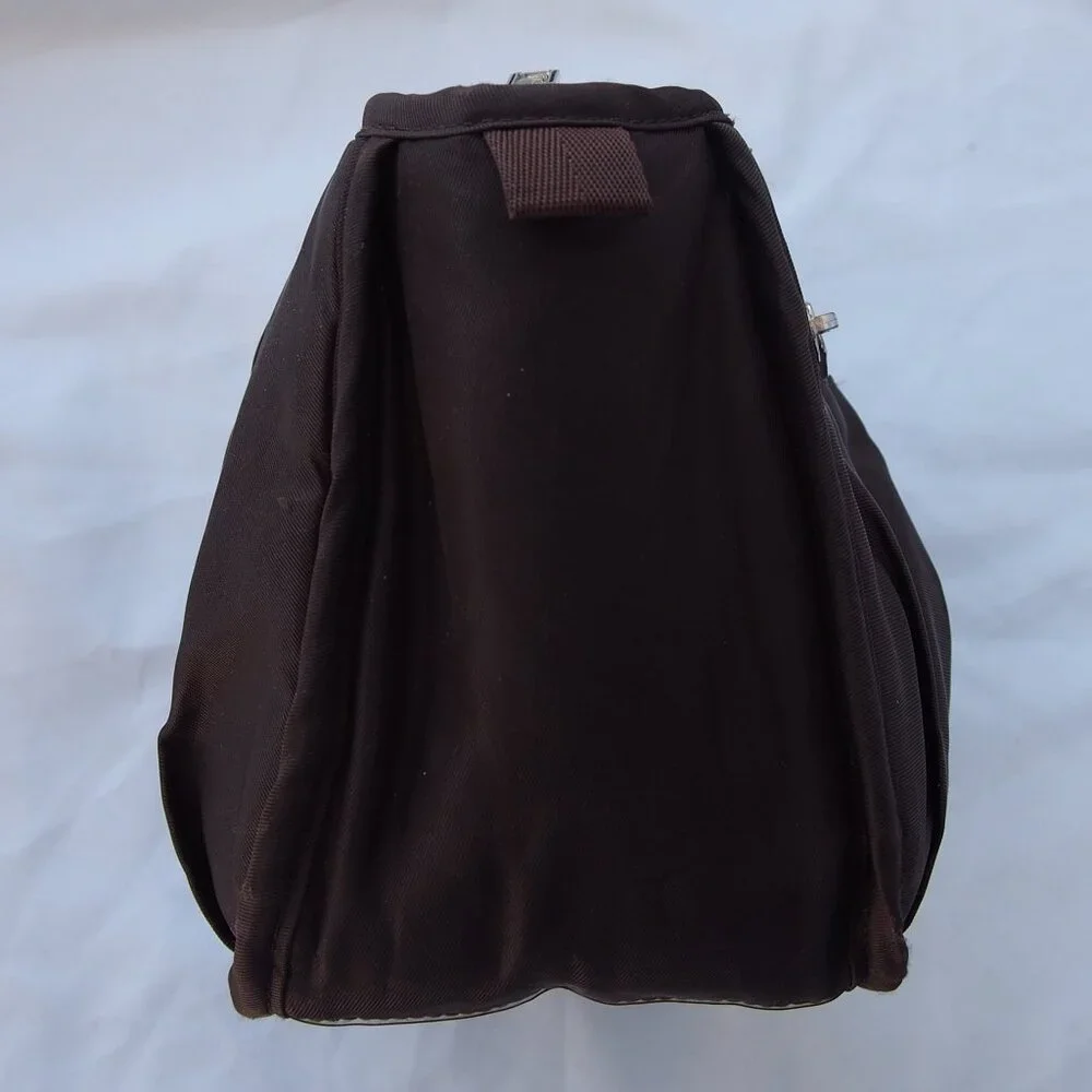 Lug Parasail Brown Cosmetic Case/Crossbody w/Strap,Travel